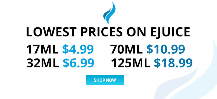 Lowest prices on e-juice