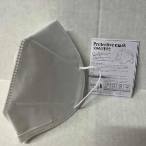 10-Pack White Disposable N95 Protective Face Masks