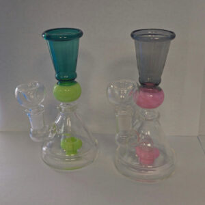 Slime Colored Bowtie Water Bong