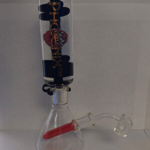 Phoenix 11in Stained Glass Straight Tube